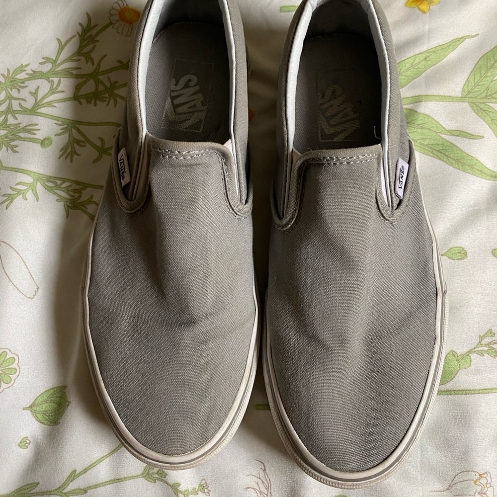 Grey Slip on Vans